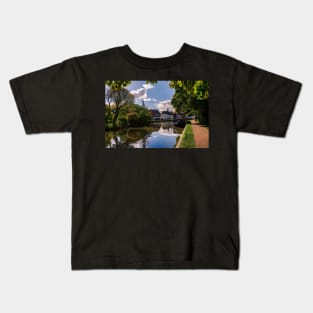 A Stroll By The Kennet as Digital Art Kids T-Shirt